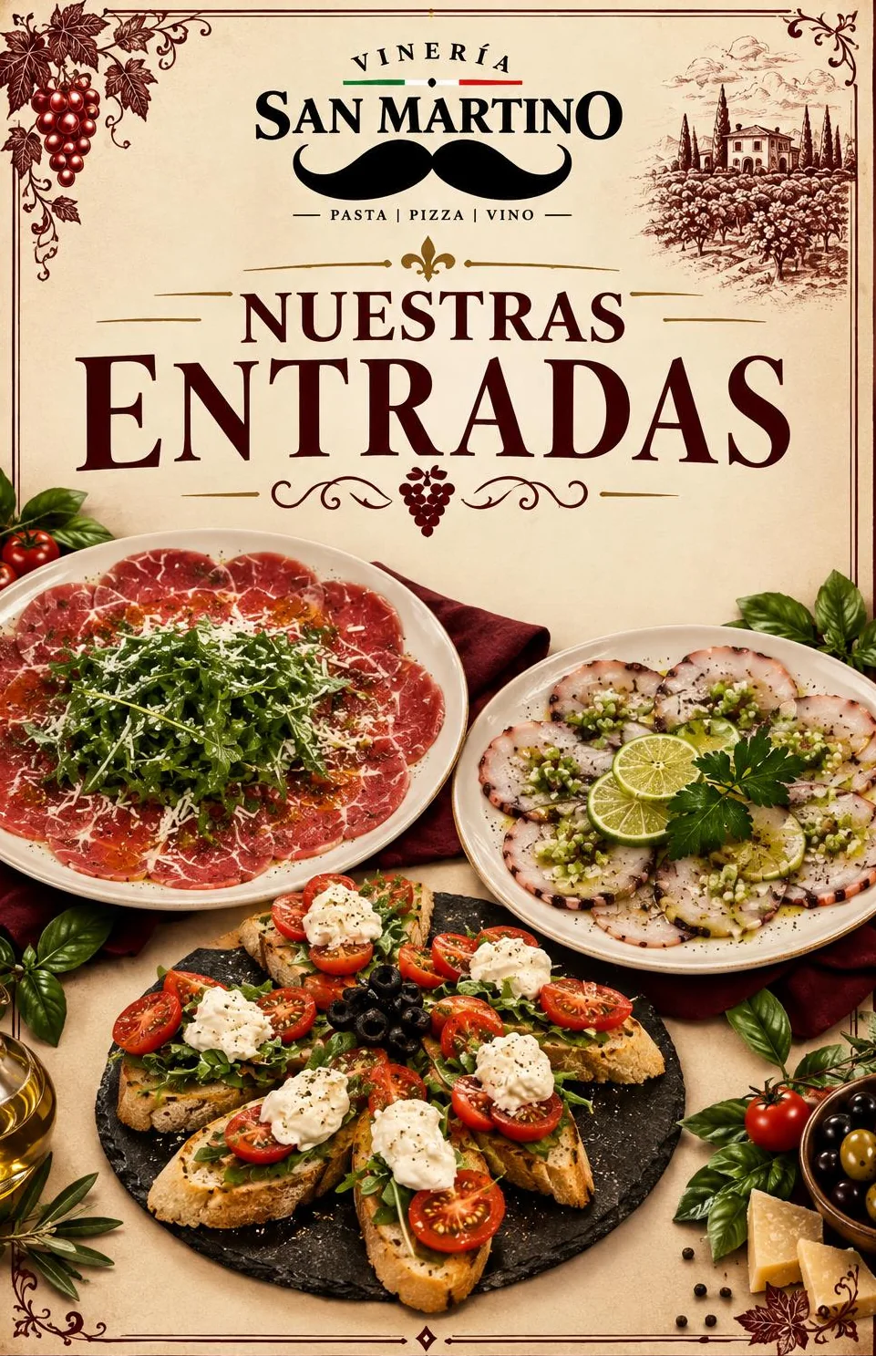 Menú, página 7